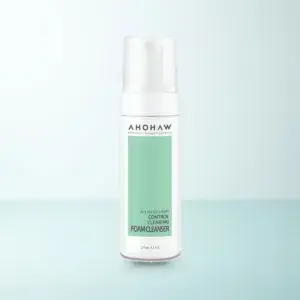 Bao bì Sữa Rửa Mặt Tạo Bọt Kiểm Soát Dầu Ahohwa Control Clearing Foam Cleanser (150 ml) chính hãng