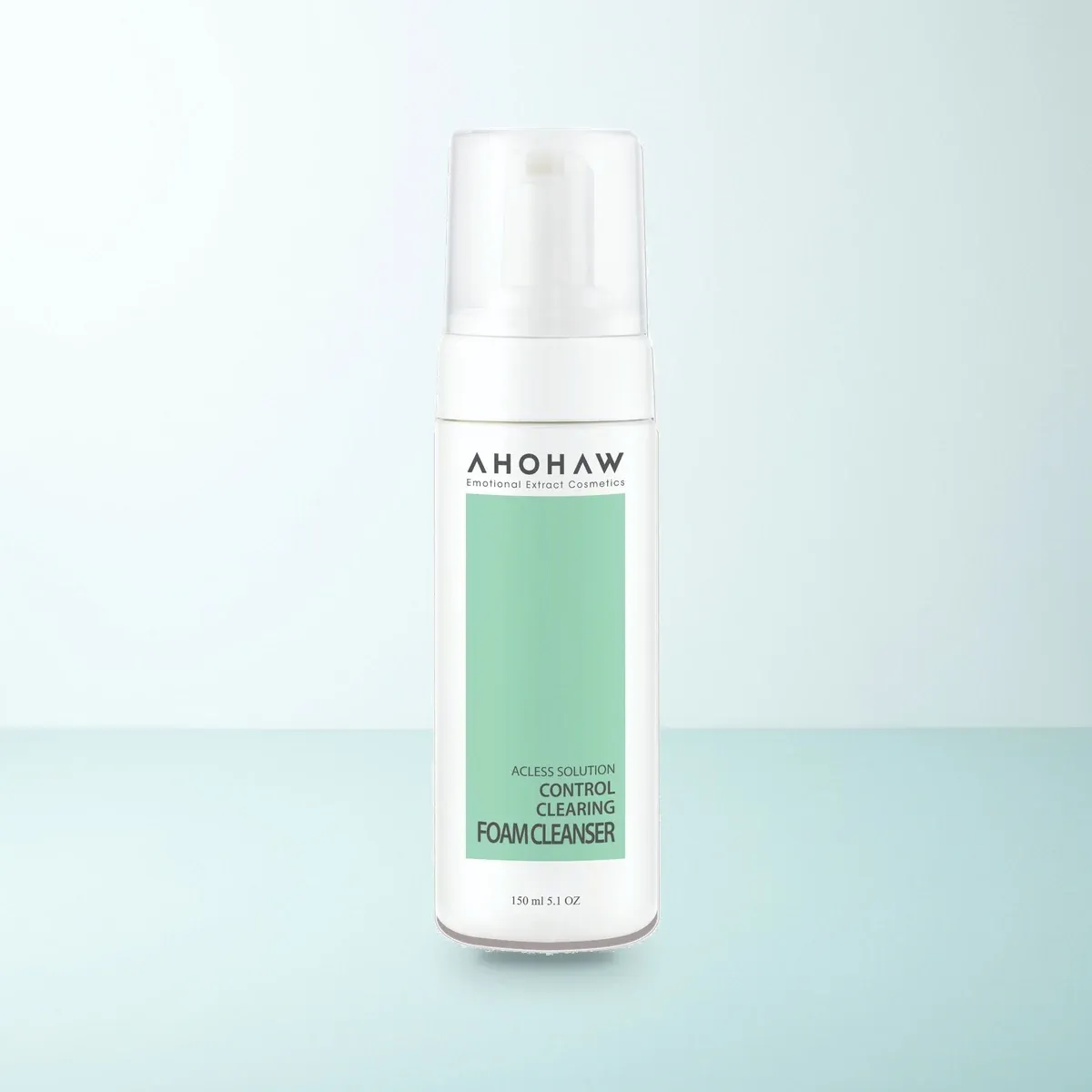 Bao bì Sữa Rửa Mặt Tạo Bọt Kiểm Soát Dầu Ahohwa Control Clearing Foam Cleanser (150 ml) chính hãng Bao bì Sữa Rửa Mặt Tạo Bọt Kiểm Soát Dầu Ahohwa Control Clearing Foam Cleanser (150 ml) chính hãng