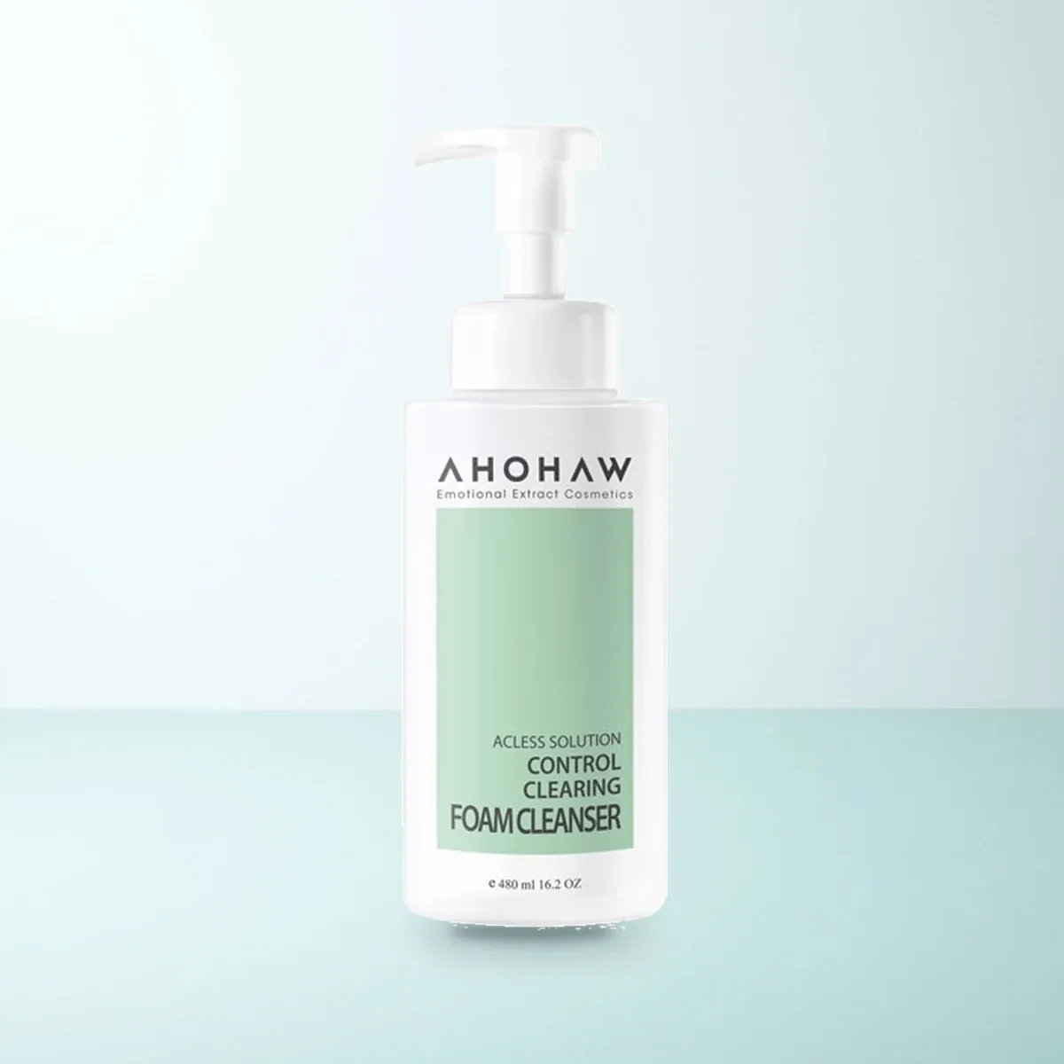 Bao bì Sữa Rửa Mặt Tạo Bọt Kiểm Soát Dầu Ahohwa Control Clearing Foam Cleanser (480 ml) chính hãng Bao bì Sữa Rửa Mặt Tạo Bọt Kiểm Soát Dầu Ahohwa Control Clearing Foam Cleanser (480 ml) chính hãng