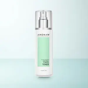 Bao bì Nước Hoa Hồng Kiểm Soát Dầu Cho Da Dầu Mụn Ahohwa Control Clinical Toner (140 ml) chính hãng