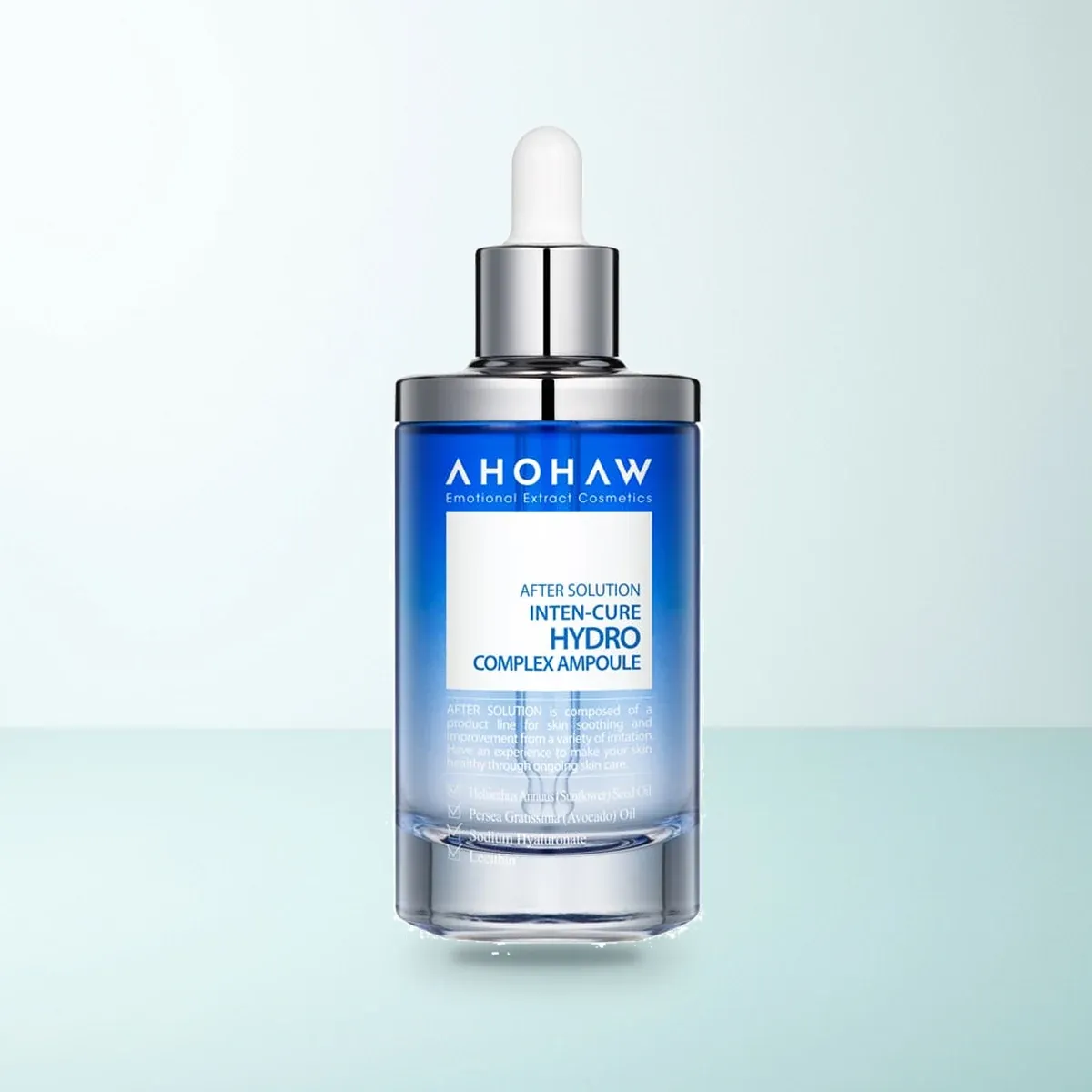 Bao bì Tinh Chất Dầu Dưỡng Cấp Ẩm Ahohwa Inten-Cure Hydro Complex Ampoule (50 ml) chính hãng Bao bì Tinh Chất Dầu Dưỡng Cấp Ẩm Ahohwa Inten-Cure Hydro Complex Ampoule (50 ml) chính hãng