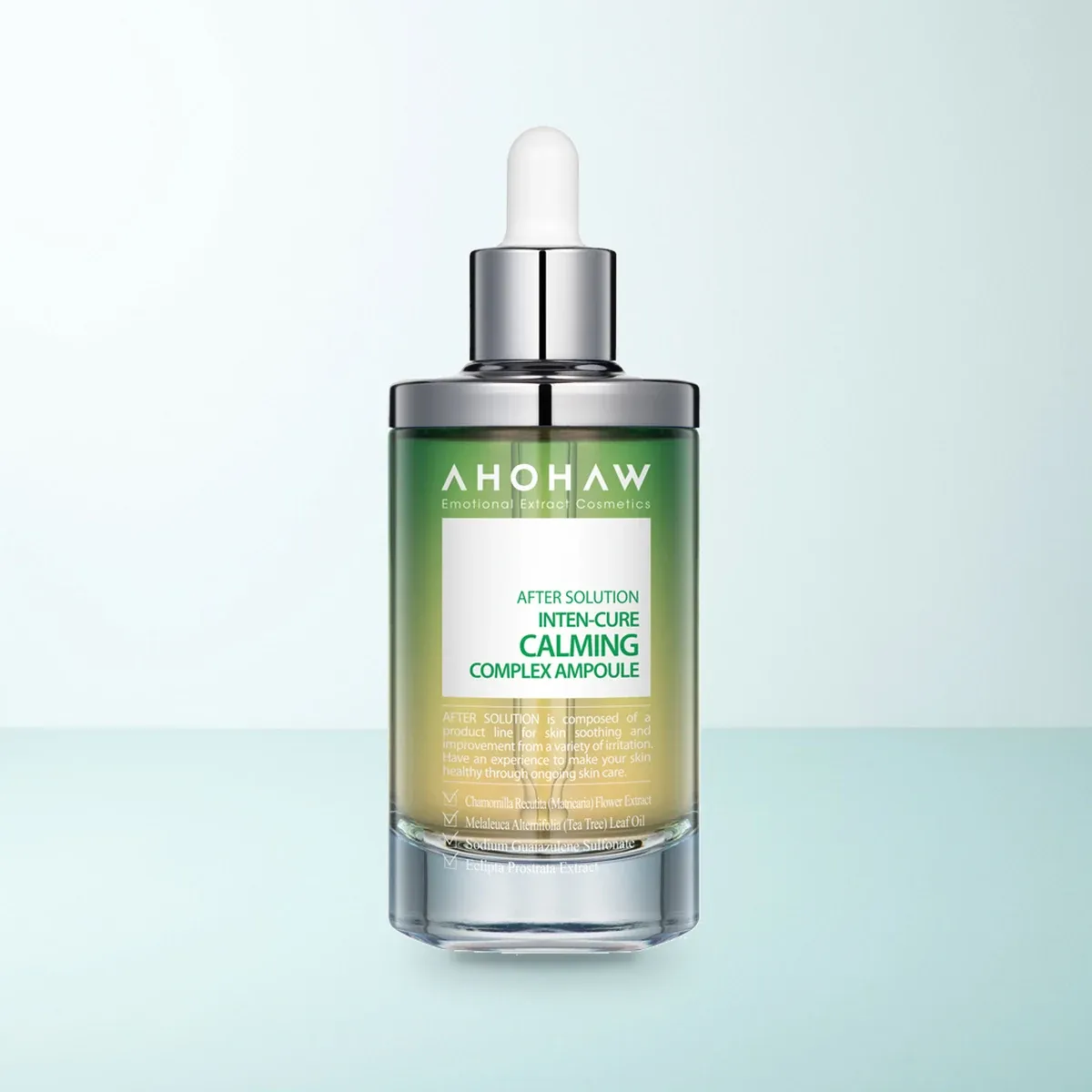 Bao bì Tinh Chất Làm Dịu Phục Hồi Da Ahohwa Inten-Cure Calming Complex Ampoule (150 ml) chính hãng Bao bì Tinh Chất Làm Dịu Phục Hồi Da Ahohwa Inten-Cure Calming Complex Ampoule (150 ml) chính hãng