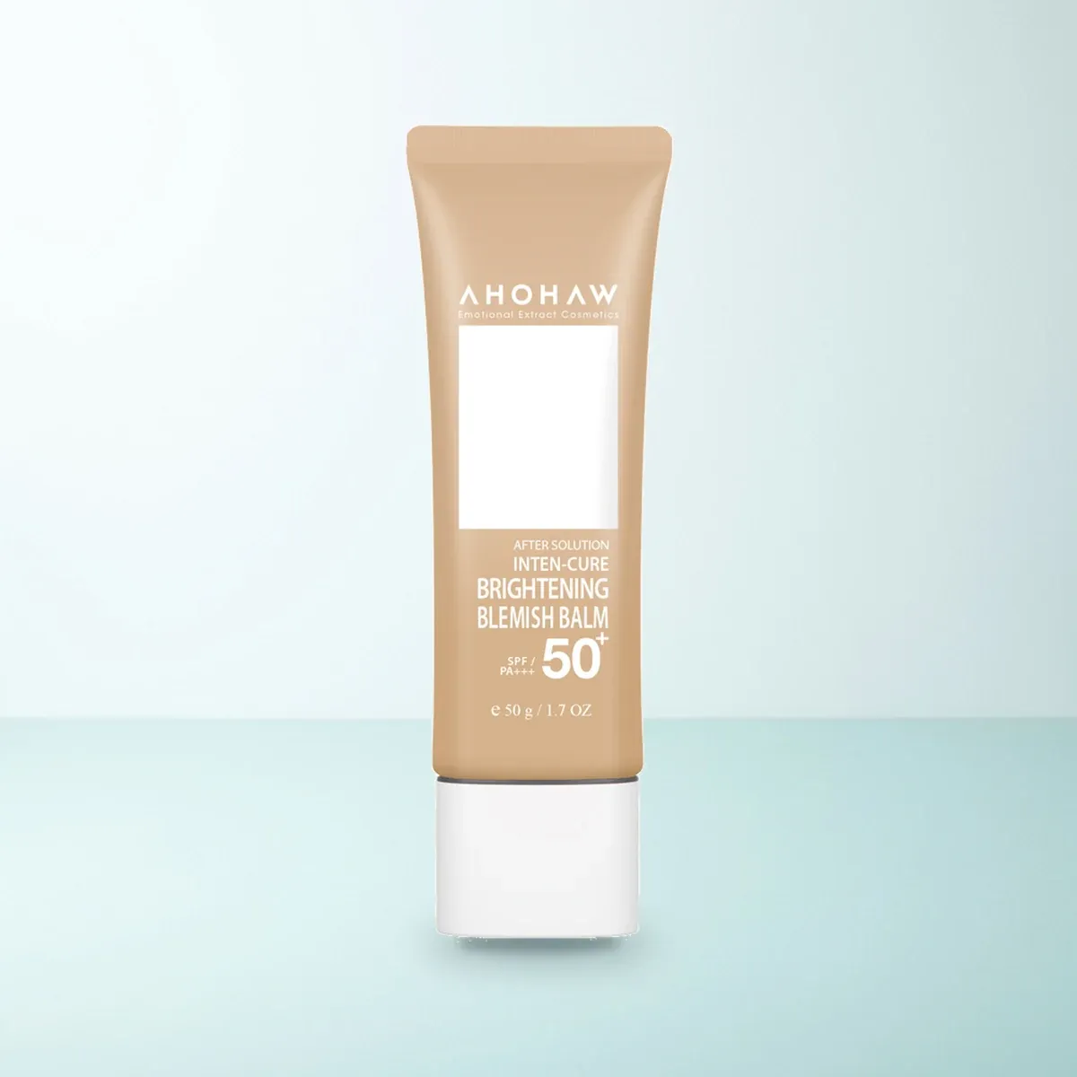 Bao bì Kem Trang Điểm Che Khuyết Điểm Chống Nắng Ahohwa Inten-Cure Brightening Blemish Balm SPF 50+ PA+++ (50 g) chính hãng Bao bì Kem Trang Điểm Che Khuyết Điểm Chống Nắng Ahohwa Inten-Cure Brightening Blemish Balm SPF 50+ PA+++ (50 g) chính hãng