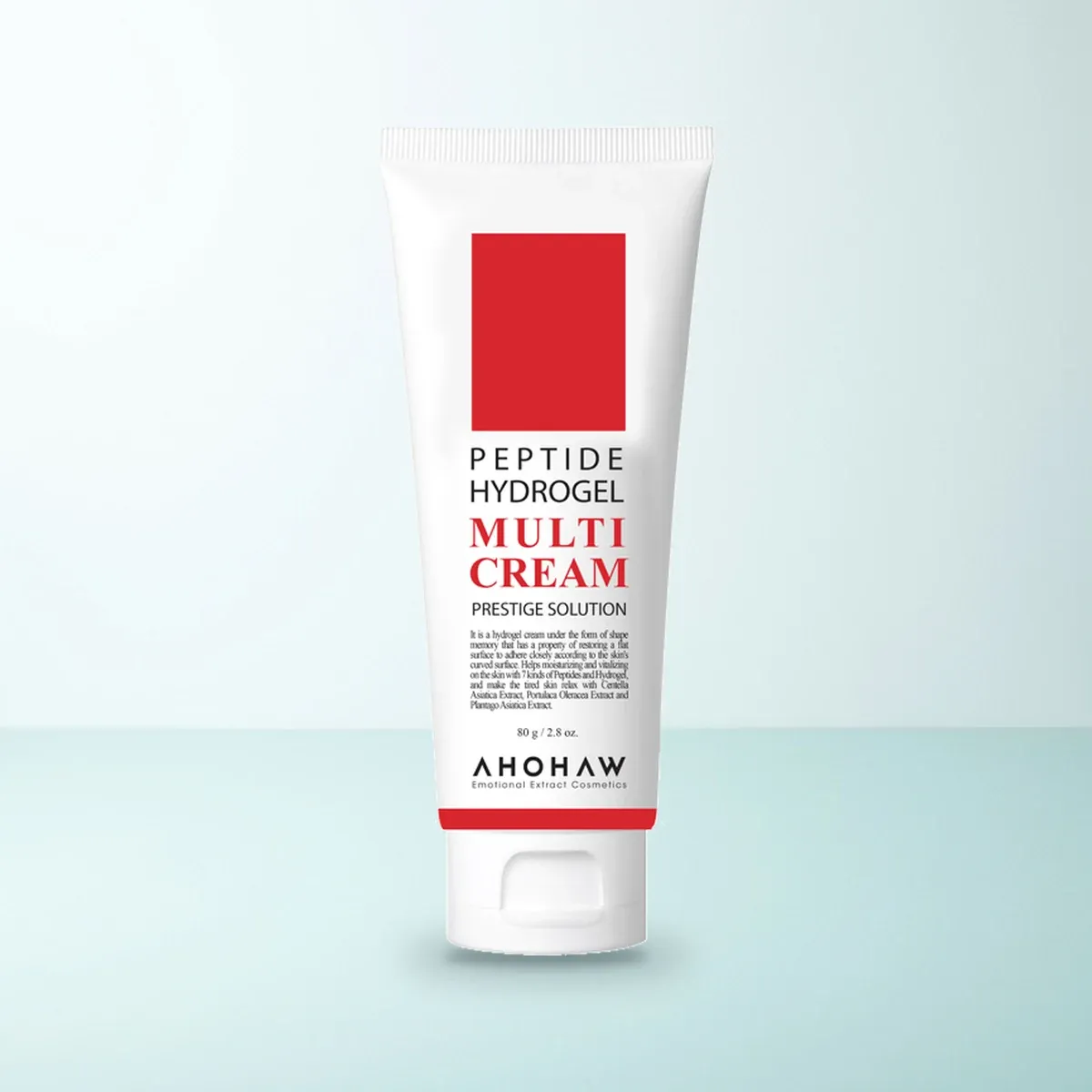 Bao bì Kem Dưỡng Ẩm Đa Năng Peptide Ahohwa Peptide Hydrogel Multi Cream (80 g) chính hãng Bao bì Kem Dưỡng Ẩm Đa Năng Peptide Ahohwa Peptide Hydrogel Multi Cream (80 g) chính hãng