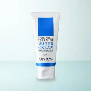 Bao bì Kem Dưỡng Cấp Nước Căng Bóng Da Ahohwa Shining Ceramide Water Cream (50 g) chính hãng