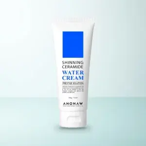 Bao bì Kem Dưỡng Cấp Nước Căng Bóng Da Ahohwa Shining Ceramide Water Cream (200 g) chính hãng