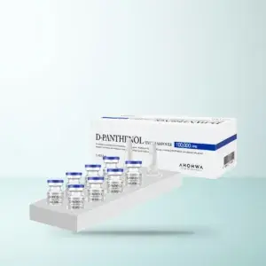 Bao bì Tinh Chất Cấp Ẩm Làm Dịu Da Ahohwa D-Panthenol Hydro Ampoule (Hộp 8 lọ x 5ml) chính hãng