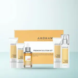 Bao bì Bộ Chăm Sóc Trẻ Hóa Da Chuyên Nghiệp Ahohwa Premium Solution Set (Bộ chuyên nghiệp) chính hãng