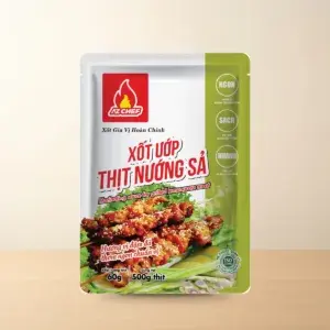 Bao bì Xốt Gia Vị Hoàn Chỉnh Ướp Thịt Nướng Sả AZ Chef Gói 60 g chính hãng