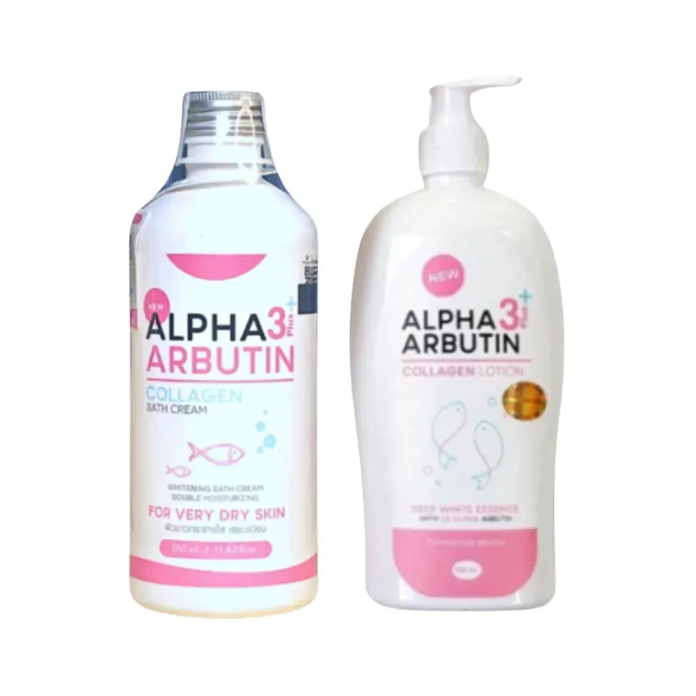 Bộ Đôi Sữa Tắm và Dưỡng Thể Alpha Arbutin 3+ - Chăm Sóc Da Sáng Mịn, Dưỡng Ẩm, Phù Hợp Mọi Loại Da, Xuất Xứ Thái Lan Bộ Đôi Sữa Tắm và Dưỡng Thể Alpha Arbutin 3+ - Chăm Sóc Da Sáng Mịn, Dưỡng Ẩm, Phù Hợp Mọi Loại Da, Xuất Xứ Thái Lan