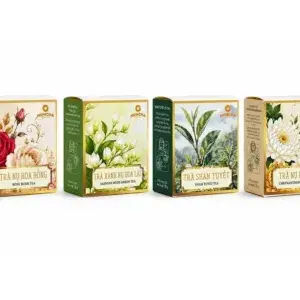 Bộ trà hoa thảo mộc Moncha hộp 80g