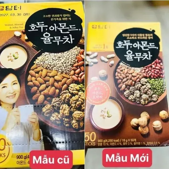 Bột Ngũ Cốc Dinh Dưỡng Damtuh Hàn Quốc - Hộp 50 Gói x 18g, Bổ Sung Năng Lượng và Dinh Dưỡng Tốt Cho Sức Khỏe Bột Ngũ Cốc Dinh Dưỡng Damtuh Hàn Quốc - Hộp 50 Gói x 18g, Bổ Sung Năng Lượng và Dinh Dưỡng Tốt Cho Sức Khỏe
