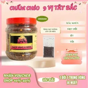 Chẩm Chéo 9 Vị Mắc Khén,Hạt Dổi Tây Bắc Loại 300G - Tặng 1 Gói Cải Mèo Mộc Châu