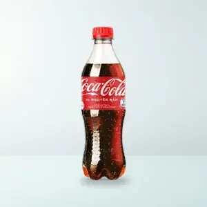 Nước Giải Khát Coca-Cola Vị Nguyên Bản Chai Nhựa PET 390 ml — Ảnh chụp bao bì sản phẩm thực tế