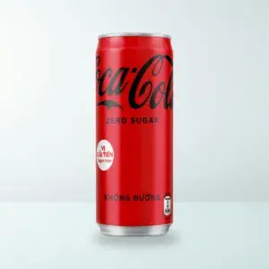 Nước Giải Khát Coca-Cola Không Đường (Zero Sugar) Lon 320 ml — Ảnh sản phẩm chính hãng
