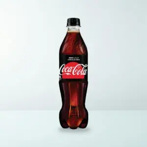 Nước Giải Khát Coca-Cola Không Đường (Zero Sugar) Chai Nhựa PET 600 ml — Ảnh chụp bao bì sản phẩm thực tế