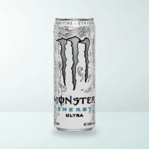 Thực Phẩm Bổ Sung: Nước Tăng Lực Không Đường Monster Energy Ultra Lon 355 ml — Ảnh chụp bao bì sản phẩm thực tế