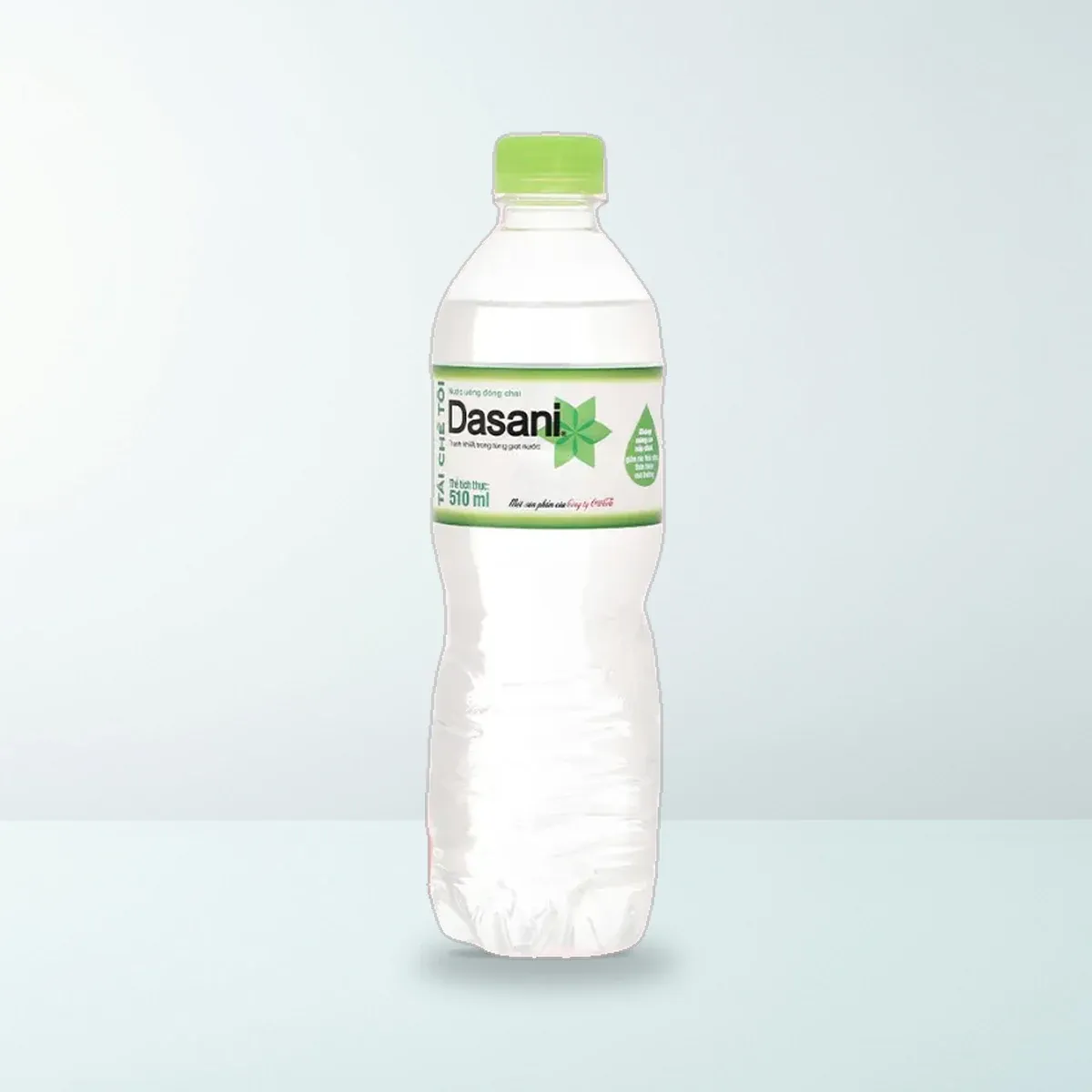 Nước Uống Đóng Chai Dasani Chai Nhựa PET 510 ml — Ảnh chụp bao bì sản phẩm thực tế Nước Uống Đóng Chai Dasani Chai Nhựa PET 510 ml — Ảnh chụp bao bì sản phẩm thực tế
