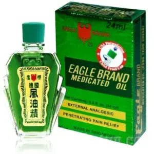 Dầu Gió Xanh Mỹ Eagle Brand Medicated Oil 24ml - Giảm Đau Nhức, Thư Giãn Cơ Thể, Hương Thơm Dịu Mát, Sản Phẩm Chính Hãng Mỹ