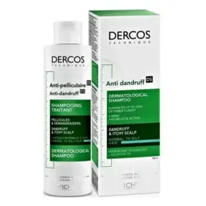 Dầu Gội Vichy Dercos Anti-Dandruff Oily 200ml - Giải Pháp Làm Sạch Gàu Cho Da Đầu Dầu, Giảm Nhờn, Tóc Mềm Mượt