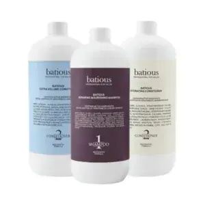 Dầu Gội Xả Batious 500ml - Phục Hồi Tóc Hư Tổn, Dưỡng Ẩm & Kiềm Dầu, Phù Hợp Nam Nữ, Công Thức Keratin & Collagen