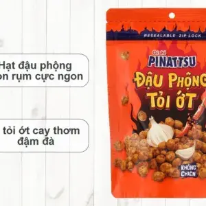 Đậu phộng vị tỏi ớt Pinattsu Oishi gói 75g