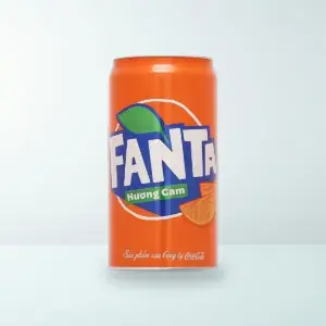 Nước Giải Khát Fanta Hương Cam Lon Nhỏ 235 ml — Ảnh chụp bao bì sản phẩm thực tế