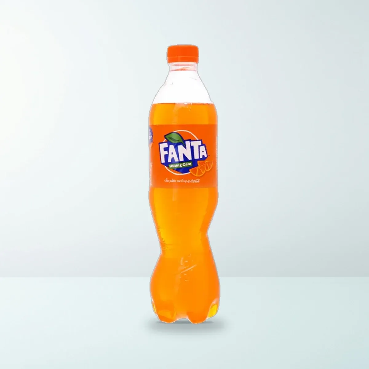 Nước Giải Khát Fanta Hương Cam Chai Nhựa PET 600 ml — Ảnh chụp bao bì sản phẩm thực tế Nước Giải Khát Fanta Hương Cam Chai Nhựa PET 600 ml — Ảnh chụp bao bì sản phẩm thực tế