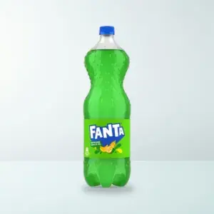 Nước Giải Khát Fanta Hương Soda Kem Trái Cây Chai Nhựa PET 1,5 L — Ảnh chụp bao bì sản phẩm thực tế