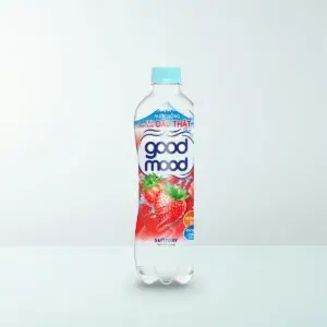 Thực Phẩm Bổ Sung: Good Mood Nước Uống Chứa Chiết Xuất Dâu Thật (Chai PET 455 ml)
