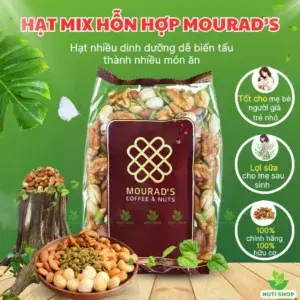 [HÀNG NHẬP KHẨU CHUẨN] Hạt Mix Mourad’s Úc 500g – Hỗn Hợp 5 Loại Hạt Dinh Dưỡng Cao Cấp