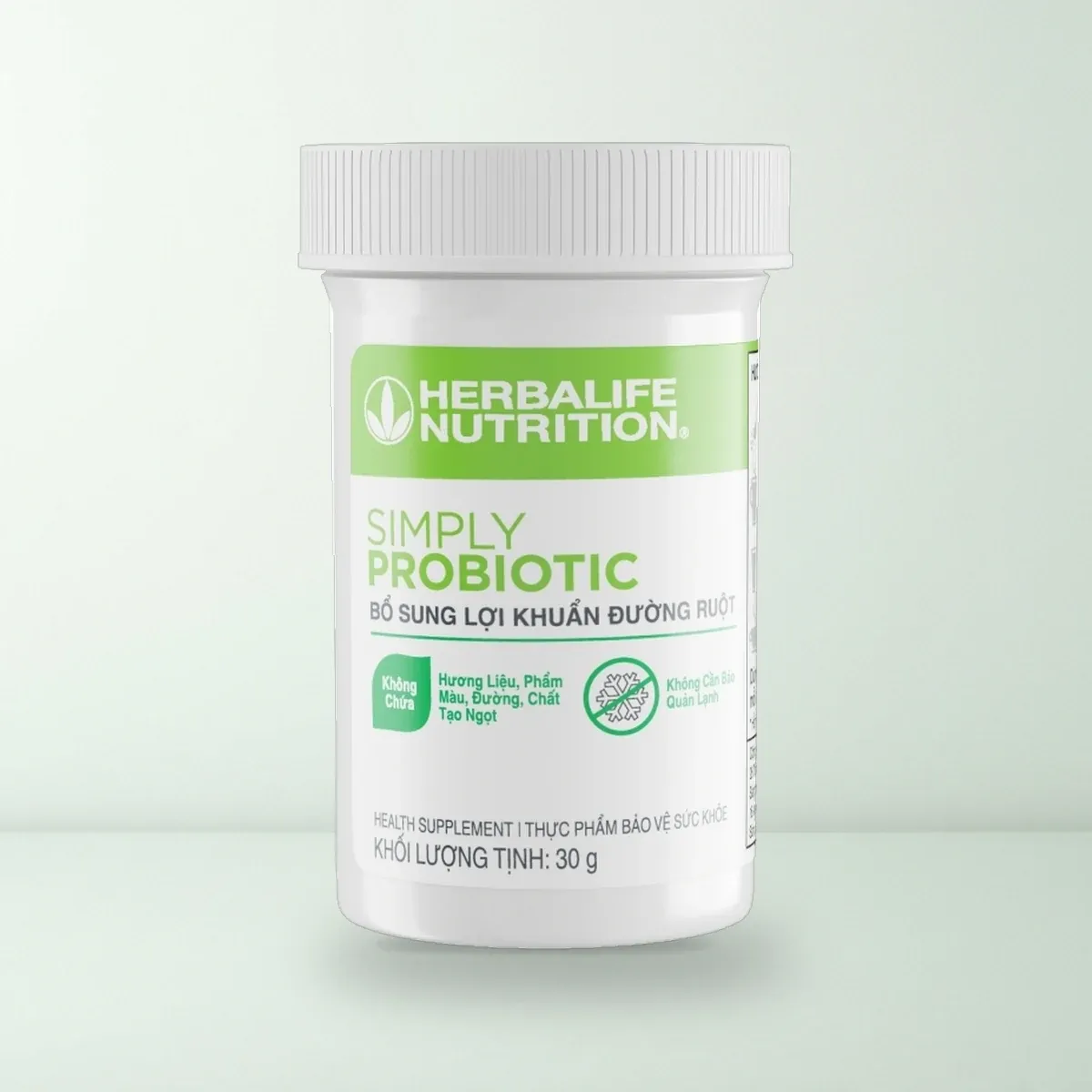 Thực Phẩm Bảo Vệ Sức Khỏe: Simply Probiotic Lọ Thực Phẩm Bảo Vệ Sức Khỏe Herbalife Simply Probiotic dạng bột 30g