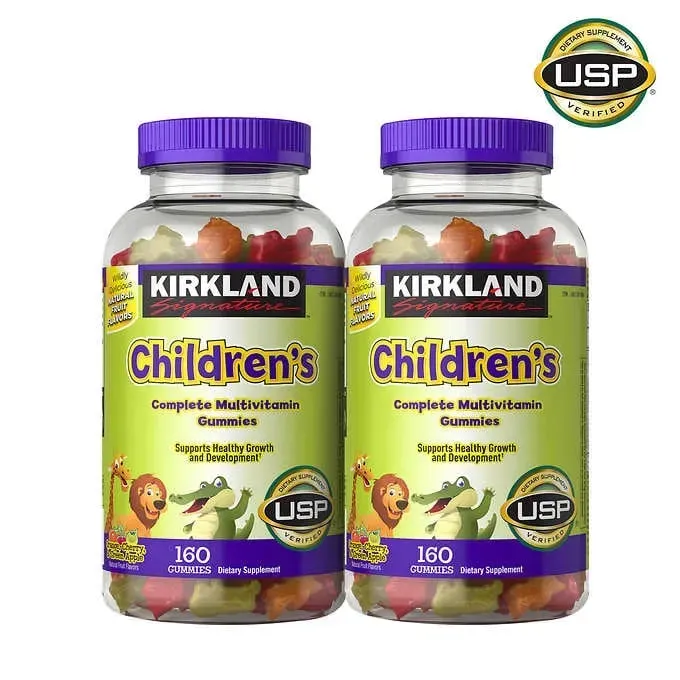 Kẹo dẻo bổ sung Vitamin tổng hợp cho bé khoẻ ,tăng cân Kirkland Children's Multivitamin 160 viên, Mỹ Kẹo dẻo bổ sung Vitamin tổng hợp cho bé khoẻ ,tăng cân Kirkland Children's Multivitamin 160 viên, Mỹ