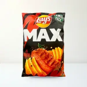 Bao bì mặt trước Snack Khoai Tây Lay's Max Vị Bò Wagyu Gói 125 g chính hãng Lay's
