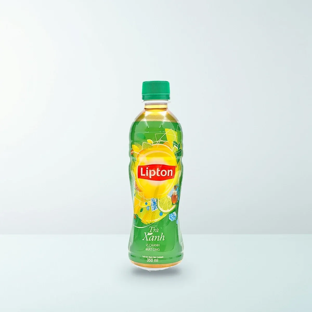 Lipton Lemon Honey Flavored Green Tea (350 ml Bottle) Trà Xanh Vị Chanh Mật Ong Lipton (Chai 350 ml)