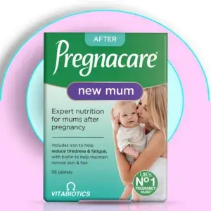 [Mẫu Mới] Viên uống Vitabiotics Pregnacare New Mum |56 viên| Bổ sung dinh dưỡng chuyên biệt cho Mẹ Bỉm - Phục hồi thể lực/Giảm rụng tóc & Cải thiện làn da sau sinh [S/P Chuẩn UK]