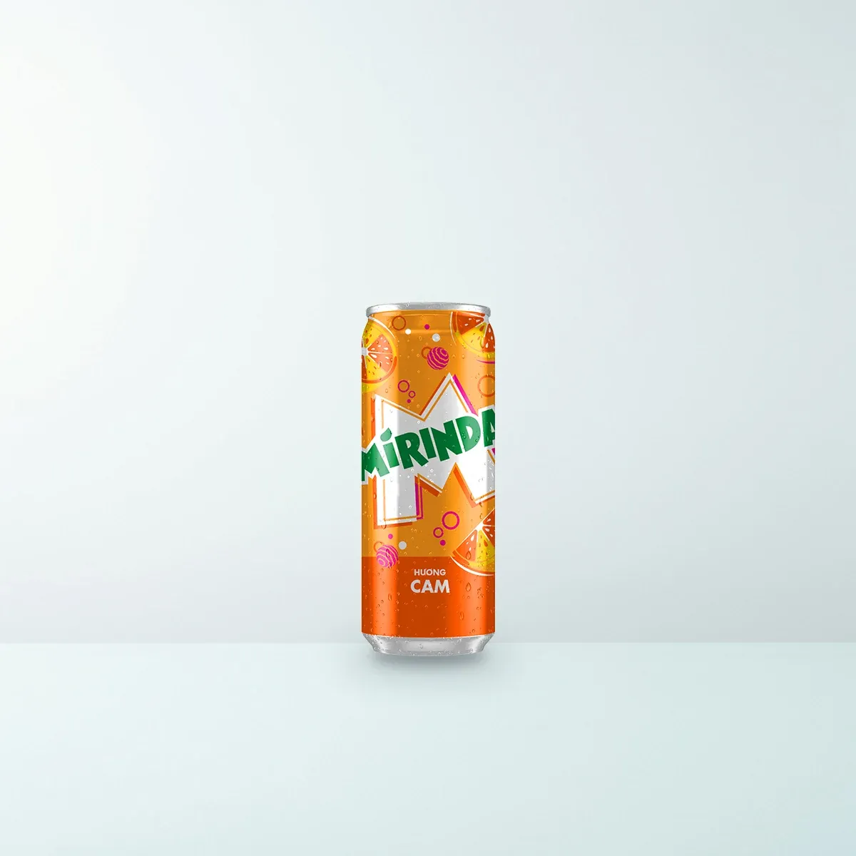 Nước Uống Có Gaz Mirinda Hương Cam Lon 320 ml Nước Uống Có Gaz Mirinda Hương Cam Lon 320 ml