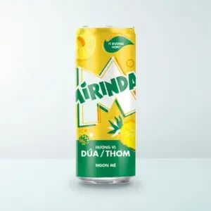 Nước Uống Có Gaz Mirinda Hương Vị Dứa Lon 320 ml
