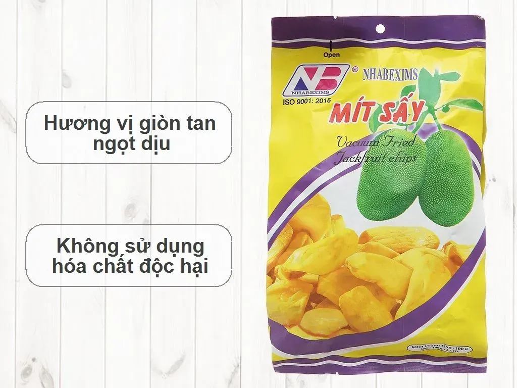 Mit say Nhabexims Sachet 100g Mít sấy Nhabexims gói 100g