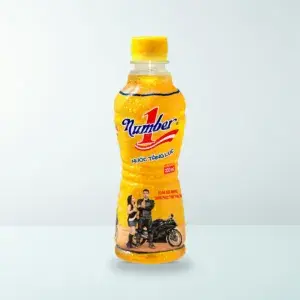 Chai Thực Phẩm Bổ Sung Nước Tăng Lực Number 1 Chai PET 330 ml màu vàng nhãn đỏ chính hãng Tân Hiệp Phát