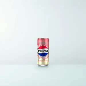 Nước Uống Có Gaz Pepsi Hương Vị Kem Dâu Không Calo Lon 320 ml