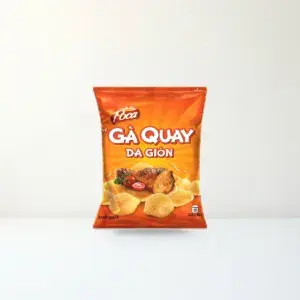 Bao bì mặt trước Snack Poca Vị Gà Quay Da Giòn Gói 32 g chính hãng Poca