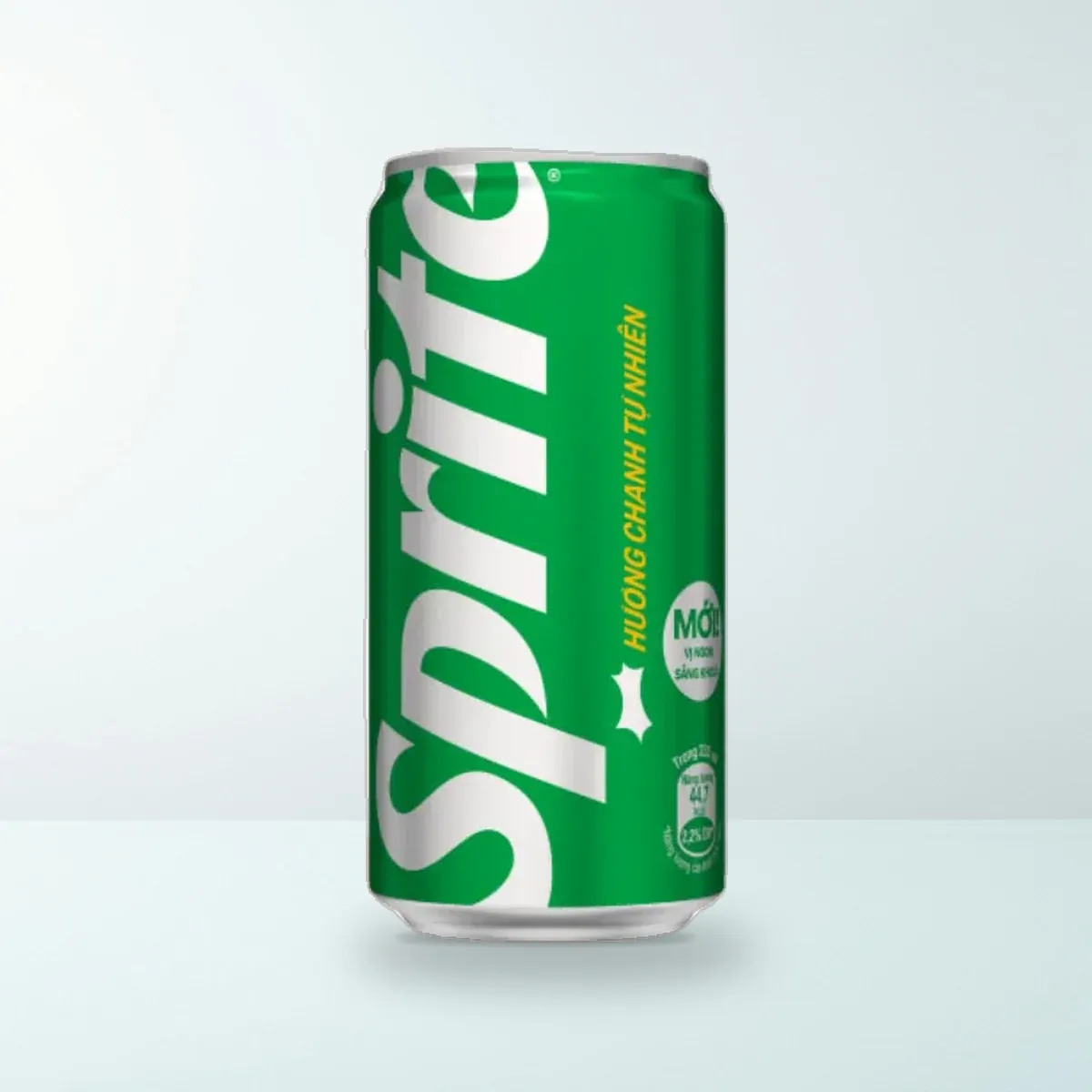 Nước Giải Khát Sprite Hương Chanh Tự Nhiên Lon Nhỏ 235 ml — Ảnh chụp bao bì sản phẩm thực tế Nước Giải Khát Sprite Hương Chanh Tự Nhiên Lon Nhỏ 235 ml — Ảnh chụp bao bì sản phẩm thực tế