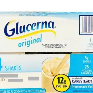 Sữa dành cho người tiểu đường Glucerna Homemade Vanilla Shake 237ml x24 chai