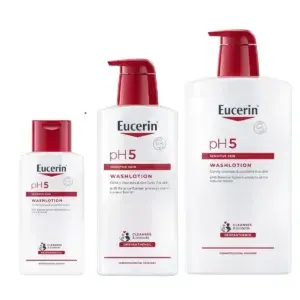 Sữa Tắm Eucerin pH5 Washlotion 1000ml - Gel Lotion Dịu Nhẹ Cho Da Nhạy Cảm, An Toàn Cho Trẻ Em, Xuất Xứ Đức