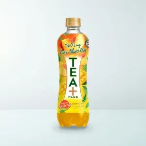 Thực Phẩm Bổ Sung - Trà Ô Long Đào Trái Cây Nhiệt Đới TEA+ (Plus) (Chai 450 ml)