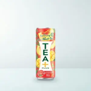 Thực Phẩm Bổ Sung - Trà Ô Long Đào Trái Cây Nhiệt Đới TEA+ (Plus) (Lon 320 ml)