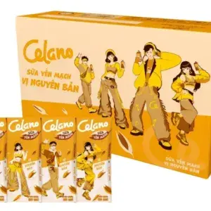 Thùng 48 hộp sữa yến mạch vị nguyên bản Celano 180ml