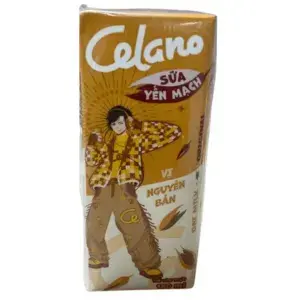 Thùng 48 hộp sữa yến mạch vị nguyên bản Celano 180ml