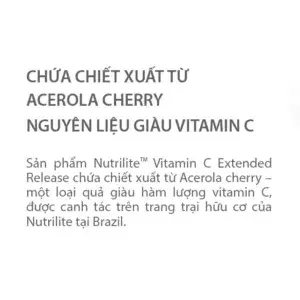 TP BVSK nutrilite™ vitamin C extended release 644557